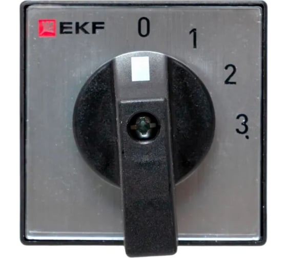 Переключатель кулачковый EKF ПК-1-103 25А 3P «0-1-2-3» IP65 pk-1-103-25-65