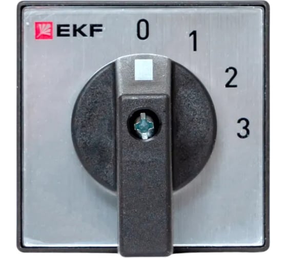 Переключатель кулачковый EKF ПК-1-101 25А 1P «0-1-2-3» IP65 pk-1-101-25-65