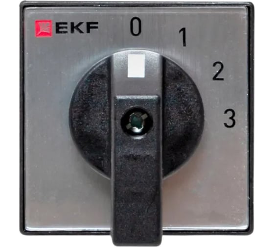 Переключатель кулачковый EKF ПК-1-103 10А 3P «0-1-2-3» IP65 pk-1-103-10-65