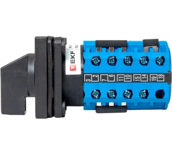 Переключатель кулачковый EKF ПК-1-103 10А 3P «0-1-2-3» IP65 pk-1-103-10-65