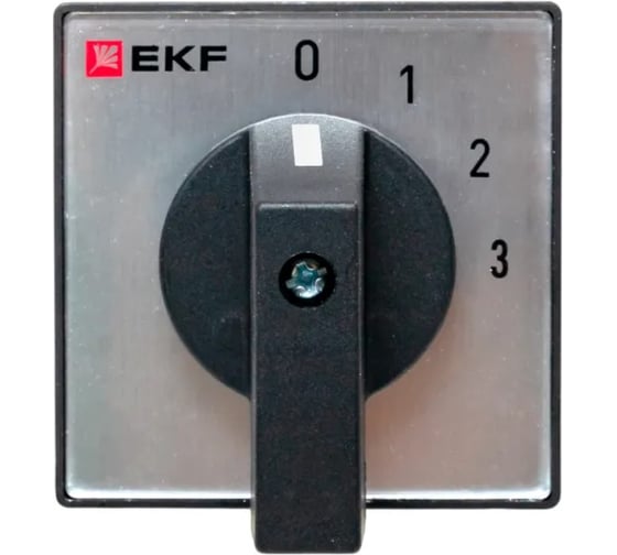 Переключатель кулачковый EKF ПК-1-102 32А 2P «0-1-2-3» IP65 pk-1-102-32-65