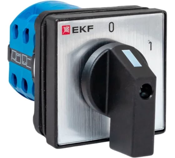 Переключатель кулачковый EKF ПК-1-13 10А 3P «0-1» IP65 pk-1-13-10-65 1