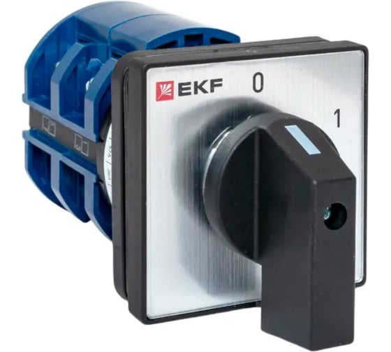 Переключатель кулачковый EKF ПК-1-13 63А 3P «0-1» IP65 pk-1-13-63-65
