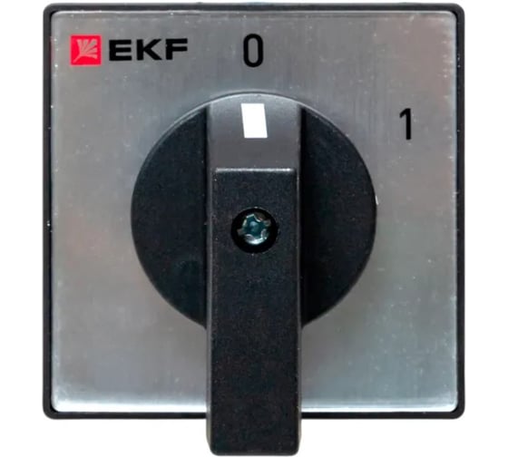 Переключатель кулачковый EKF ПК-1-13 63А 3P «0-1» IP65 pk-1-13-63-65
