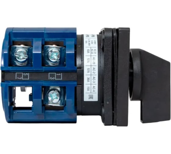 Переключатель кулачковый EKF ПК-1-13 63А 3P «0-1» IP65 pk-1-13-63-65