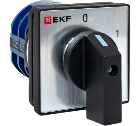 Переключатель кулачковый EKF ПК-1-13 32А 3P «0-1» IP65 pk-1-13-32-65 1