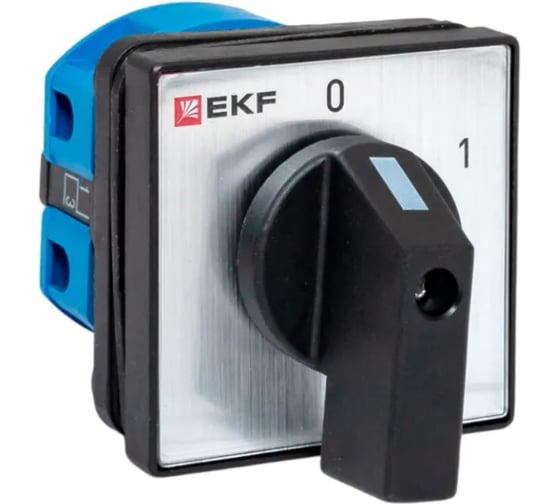 Переключатель кулачковый EKF ПК-1-12 25А 2P «0-1» IP65 pk-1-12-25-65 1