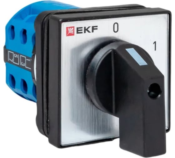 Переключатель кулачковый EKF ПК-1-14 10А 4P «0-1» IP65 pk-1-14-10-65 1