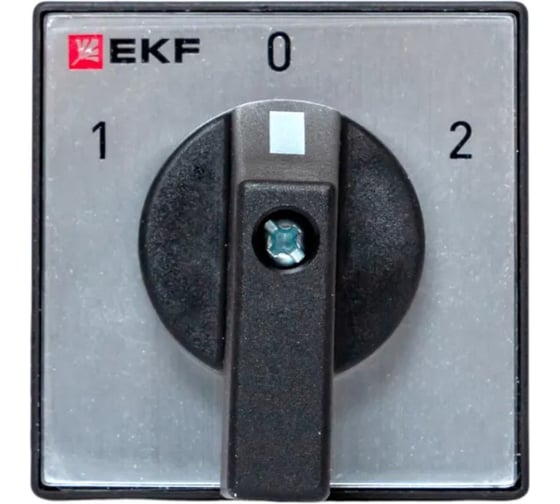 Переключатель кулачковый EKF ПК-1-22 10А 2P «1-0-2» IP65 pk-1-22-10-65