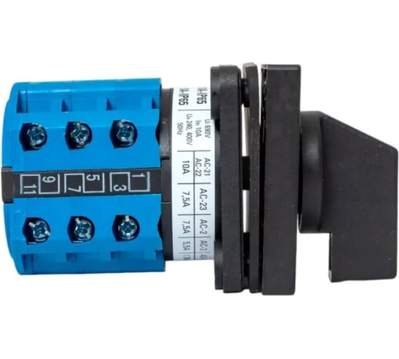 Переключатель кулачковый EKF ПК-1-23 10А 3P «1-0-2» IP65 pk-1-23-10-65