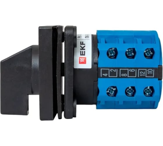 Переключатель кулачковый EKF ПК-1-23 10А 3P «1-0-2» IP65 pk-1-23-10-65