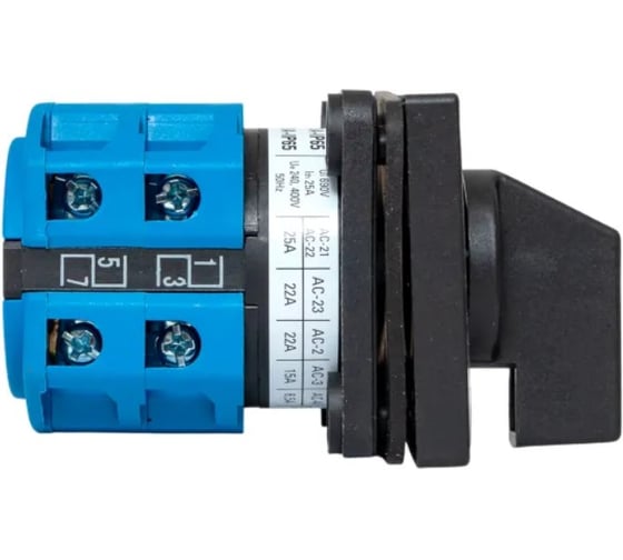 Переключатель кулачковый EKF ПК-1-22 25А 2P «1-0-2» IP65 pk-1-22-25-65