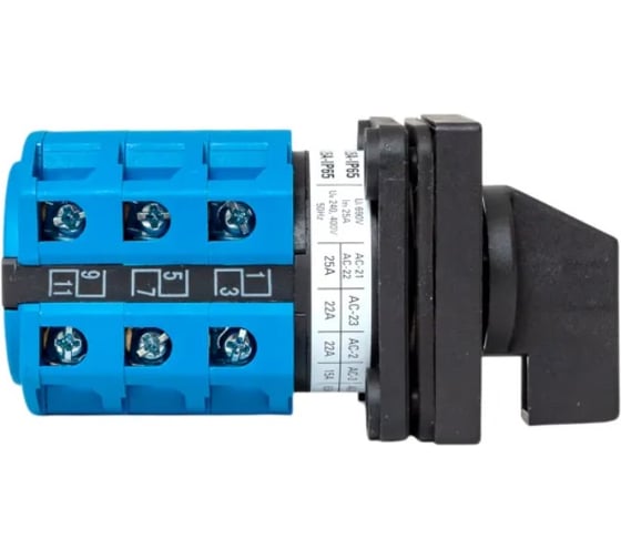 Переключатель кулачковый EKF ПК-1-43 25А 3P «1-0-2» IP65 pk-1-43-25-65