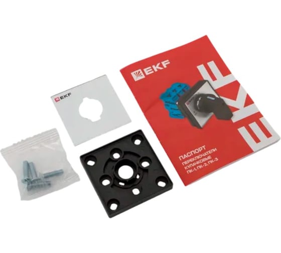 Переключатель кулачковый EKF ПК-1-53 25А 3P «1-2» IP65 pk-1-53-25-65
