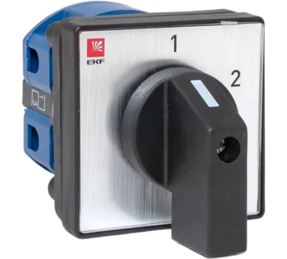 Переключатель кулачковый EKF ПК-1-51 25А 1P «1-2» IP65 pk-1-51-25-65 1