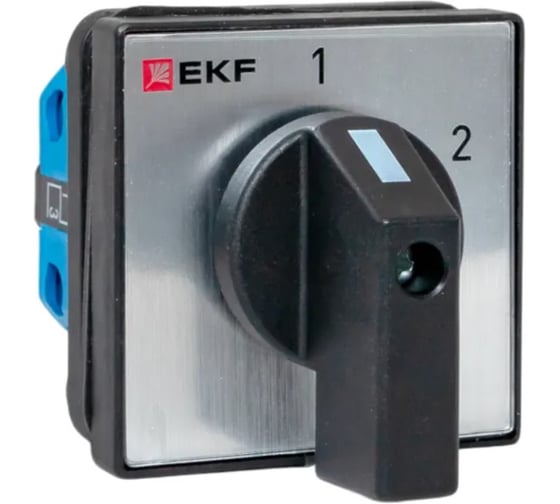 Переключатель кулачковый EKF ПК-1-51 10А 1P «1-2» IP65 pk-1-51-10-65 1