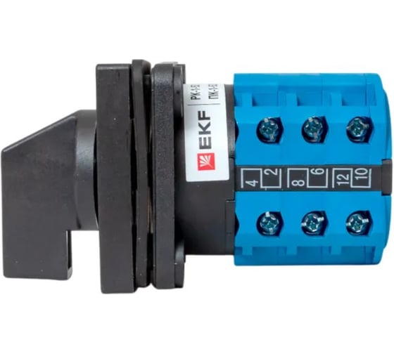 Переключатель кулачковый EKF ПК-1-53 10А 3P «1-2» IP65 pk-1-53-10-65