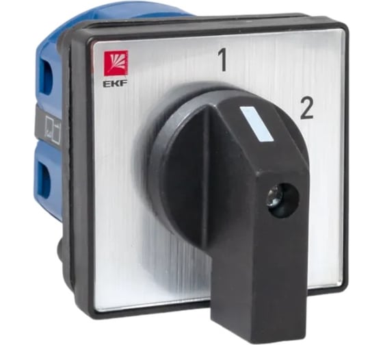 Переключатель кулачковый EKF ПК-1-31 25А 1P «1-2» IP65 pk-1-31-25-65