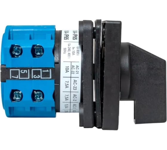 Переключатель кулачковый EKF ПК-1-52 10А 2P «1-2» IP65 pk-1-52-10-65