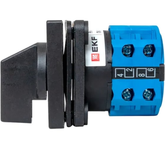 Переключатель кулачковый EKF ПК-1-52 10А 2P «1-2» IP65 pk-1-52-10-65