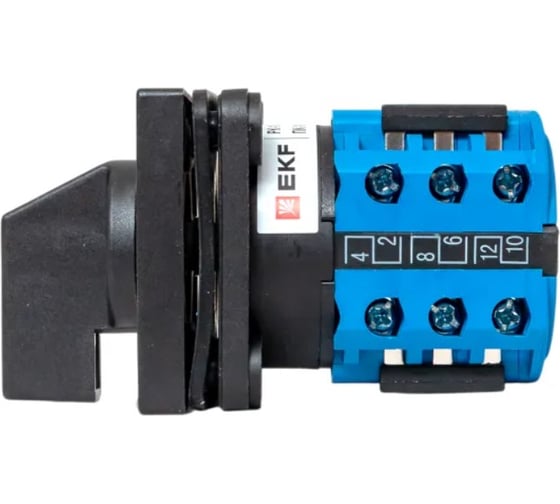 Переключатель кулачковый EKF ПК-1-64 10А для вольтметра IP65 pk-1-64-10-65