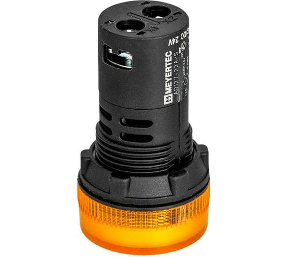 Сигнальная LED лампа MEYERTEC желтый, 220V AC/DC IP65 MT22-SA35 R-00013315