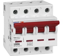Выключатель нагрузки модульный КЭАЗ OptiDin BM63PL-4100-УХЛ3 (ВМ63PL) 3 шт 328178