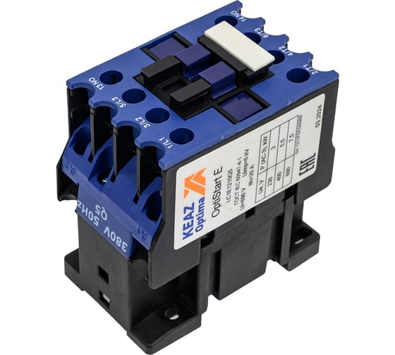Контактор КЭАЗ OptiStart E LC1E1210Q5-12A-1NO-380AC 330265
