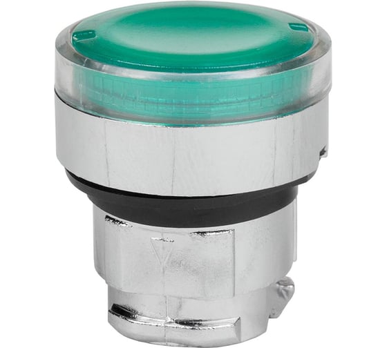 Головка кнопки КЭАЗ OptiSignal D22 A4-PL-3 с подсветкой зеленая металл ZB4BW333 20 шт 332257 1