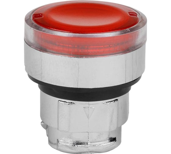 Головка кнопки КЭАЗ OptiSignal D22 A4-PL-4 с подсветкой красная металл ZB4BW343 20 шт 332258 1