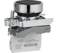 Кнопка КЭАЗ OptiSignal D22 C4-P-210 черная металл 1НО XB4BA21 14 шт 332166