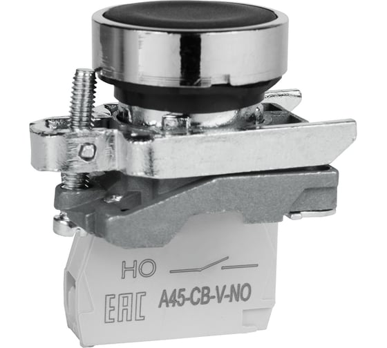 Кнопка КЭАЗ OptiSignal D22 C4-P-210 черная металл 1НО XB4BA21 14 шт 332166 1