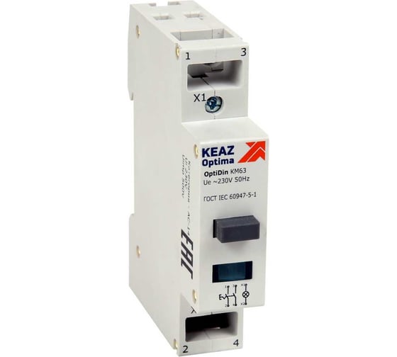 Кнопка управления модульная КЭАЗ OptiDin KM63-C-11-УХЛ3 138905 1