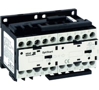 Мини-контактор реверсивный КЭАЗ OptiStart K-MCR-09-30-01-A024 с подключением силовой цепи и цепи управления 335706