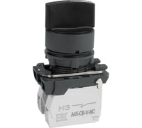 Переключатель КЭАЗ OptiSignal D22 C5-S-53 3 поз с возвратом пластик 2НО XB5AD53 14 шт 332187