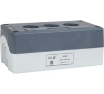 Корпус кнопочного поста КЭАЗ OptiSignal D22 A5-BD-3 3 отверстия XALD03 338520