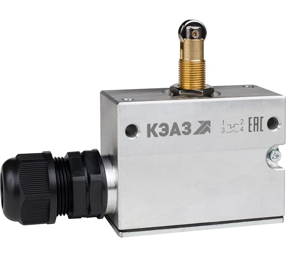 Микропереключатель МП-1205м/01 (толкатель-ролик-продольное расположение-винт-фронт гайками)-КЭАЗ 4 шт 347472 1