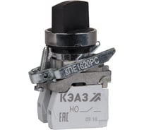 Переключатель КЭАЗ КПЕ1620РС-черный-2но+0нз-ручка-фикс-2поз-IP65 -14шт 248265