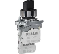 Переключатель КПЕ1121РС-черный-2но+1нз-ручка-фикс-2поз-IP40-КЭАЗ 14 шт 271787