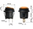 Выключатель клавишный TDM ELECTRIC KCD2-101N/FS 250В AC/DC, 1P, 6А, (3с), ON-OFF, черный корпус, желтая клавиша, LED, IP54 TDM SQ0746-0153 3