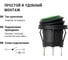 Выключатель клавишный TDM ELECTRIC KCD2-101N/FS 250В AC/DC, 1P, 6А, (3с), ON-OFF, черный корпус, зеленая клавиша, LED, IP54 TDM SQ0746-0152 7