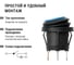 Выключатель клавишный TDM ELECTRIC KCD2-101N/FS 250В AC/DC, 1P, 6А, (3с), ON-OFF, черный корпус, синяя клавиша, LED, IP54 TDM SQ0746-0151 7