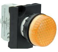 Сигнальная арматура Emas жёлтая со светодиодом 12-30 В переменного и постоянного тока, серии H, 30мм H080XS