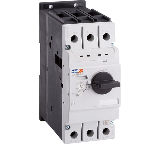 Выключатель автоматический КЭАЗ OptiStart MP-63R-63 115796 1