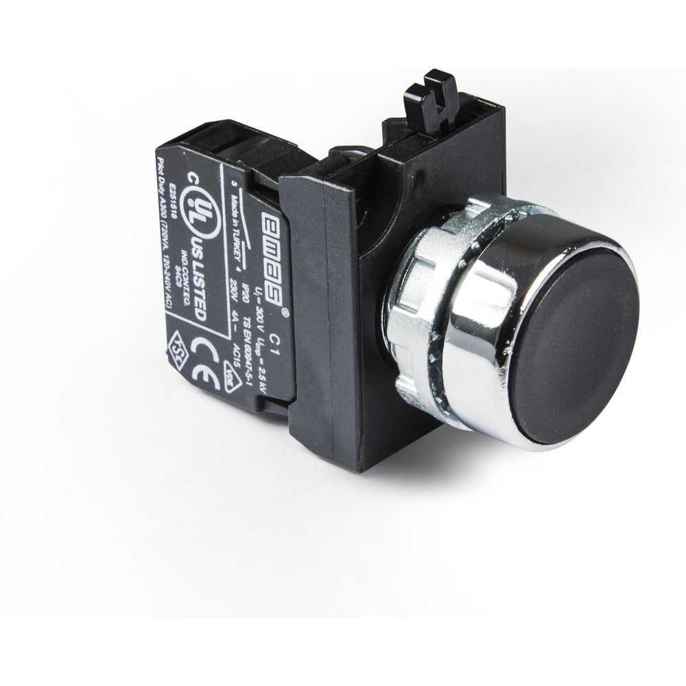 Нажимная кнопка Emas круглая черная CM200DH - выгодная цена, отзывы ...