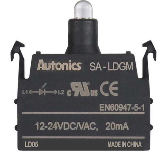 Блок индикации Autonics SA-LDGM , зеленый, СД 12-24В/~, артикул A5550010462R