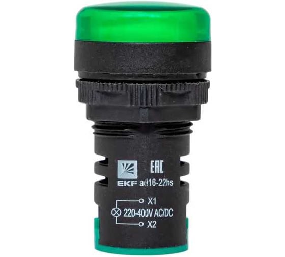 Матрица светодиодная EKF AD16-22HS зеленый 220-400 В AC/DC ledm-ad16-g-230acdc