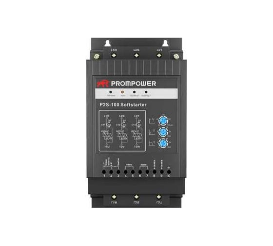 Устройство плавного пуска Prompower P2S-100-4-18-B-B, напряжение 400B, мощность 18,5 кВт, 37А P2S100418BB 1