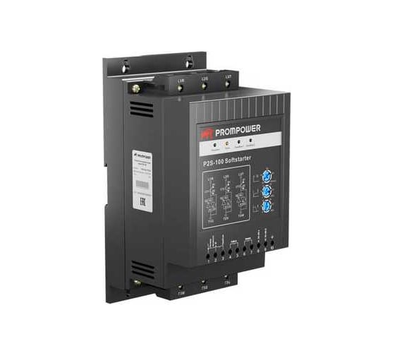 Устройство плавного пуска Prompower P2S-100-4-18-B-B, напряжение 400B, мощность 18,5 кВт, 37А P2S100418BB