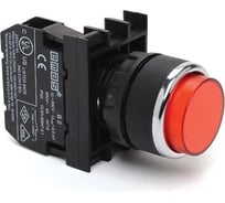 Выступающая кнопка Emas красная 2НЗ B202HK